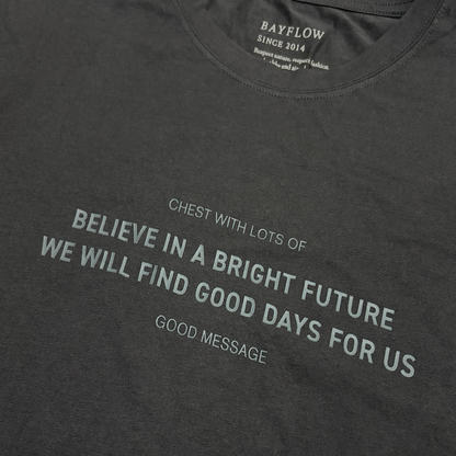 BAYFLOW Japan "Bright Future" Rayon-Blend Tee