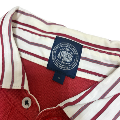 Vintage J.PRESS Striped Collar Polo Shirt