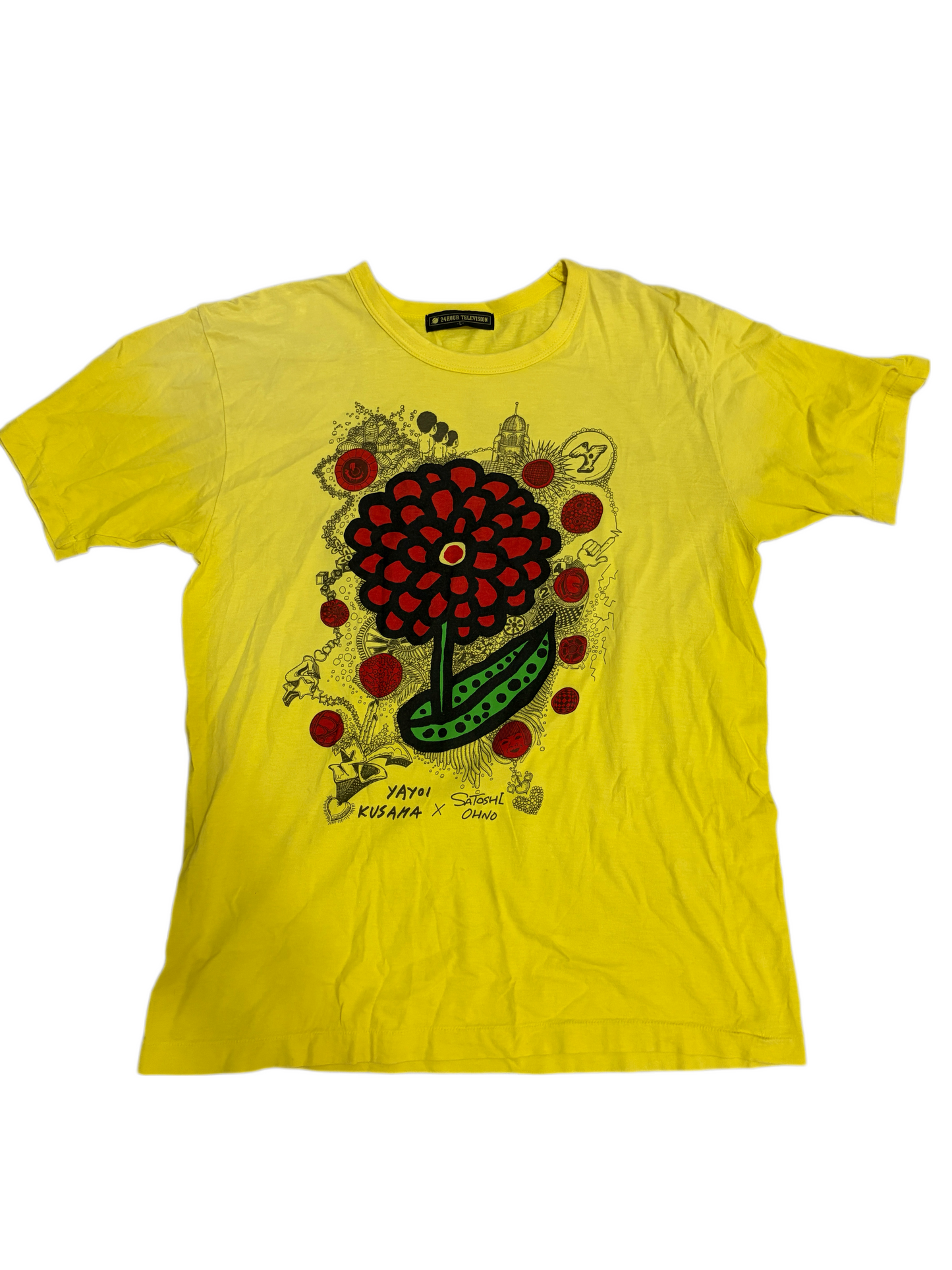 2013 Vintage Yayoi Kusama x Satoshi Ohno 24 Hour Television Tee