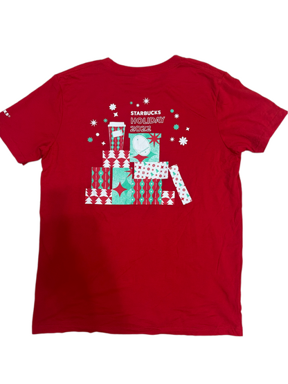 Vintage Starbucks Japan Holiday 2022 Staff T-Shirt