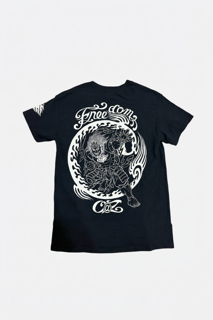 Leox Hub Freedom Oz Japan MMA t-shirt featuring mixed martial arts graphic print