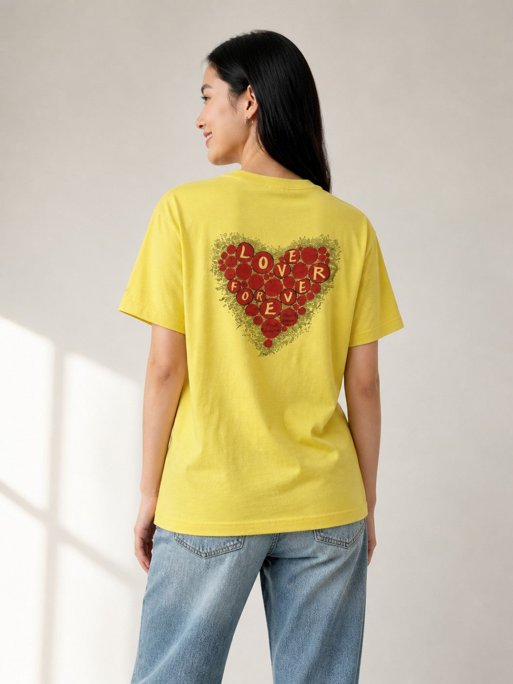 Leox Hub Yayoi Kusama x Satoshi Ohno Japan 24 Hour TV charity t-shirt featuring polka dot flower artwork