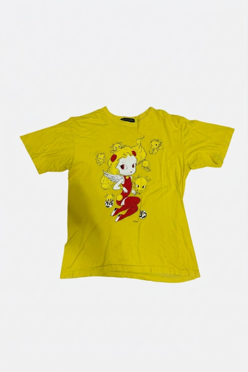eox Hub Yoshitomo Nara x Satoshi Ohno Japan 24 Hour TV charity t-shirt featuring collaborative graphic artwork